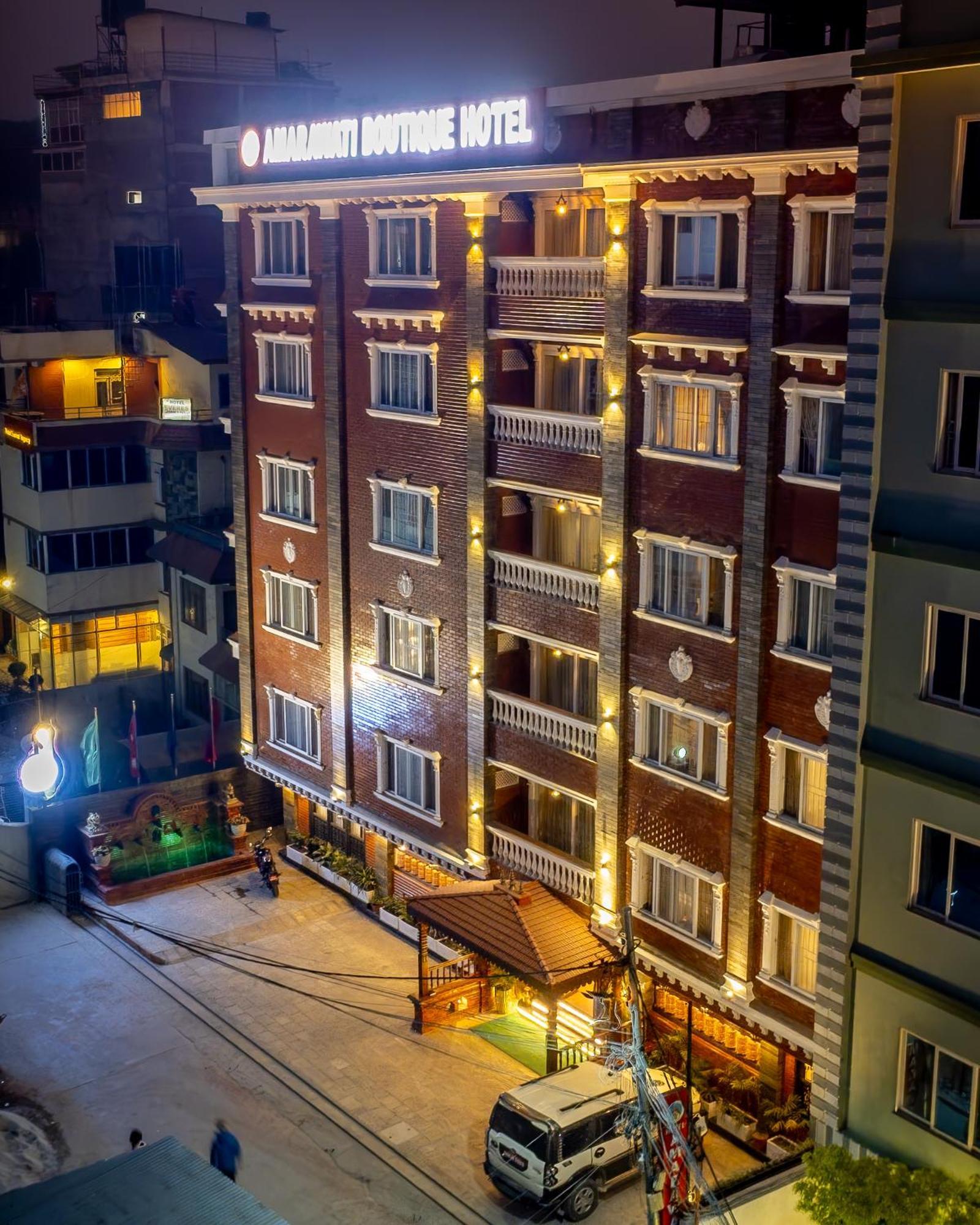 Amarawati Boutique Hotel Катманду Экстерьер фото